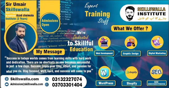 Skillswalla Digital Institute | Full stack Web Development | Graphic Design | Digital marketing in Rawalpindi Islamabad Picture 4