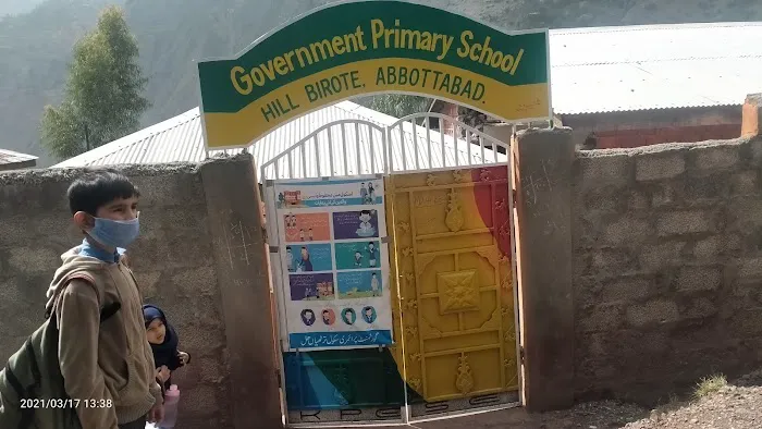 Govt Primary School, Hill Birote, Abbottabad. Picture 2