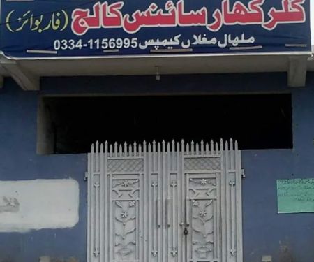 Kallar Kahar Science College For Boys