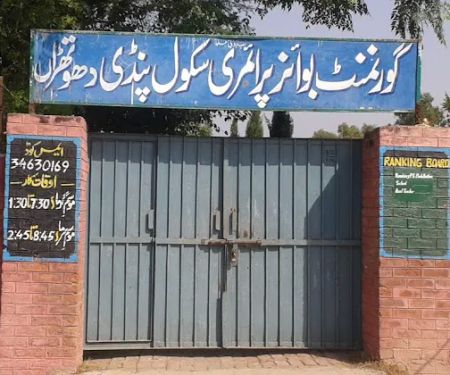 Govt Boys Primary School Pindi Dhothran