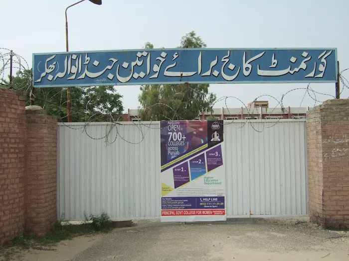 GOVT. COLLEGE FOR WOMEN JANDANWALA BHAKKAR Picture 1